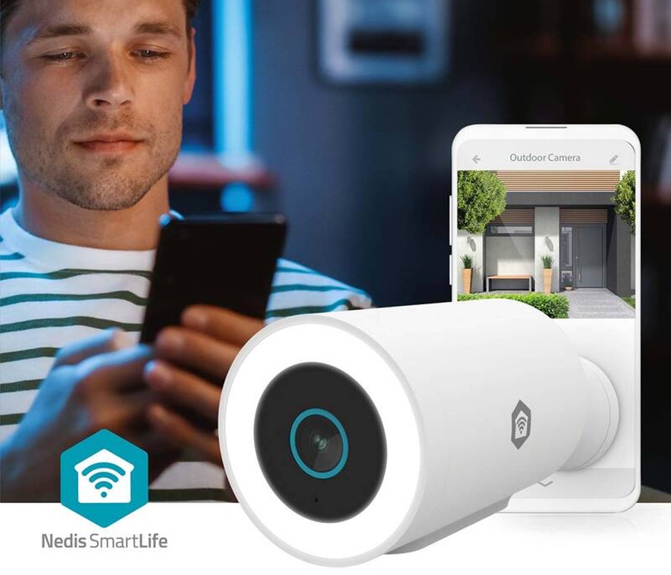Nedis Wi-Fi Venkovní kamera WIFICO15CWT aplikace SmartLife